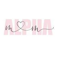 Alpha Mom לוגו