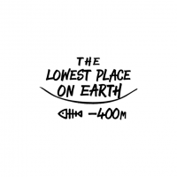Lowest Place on Earth شعار